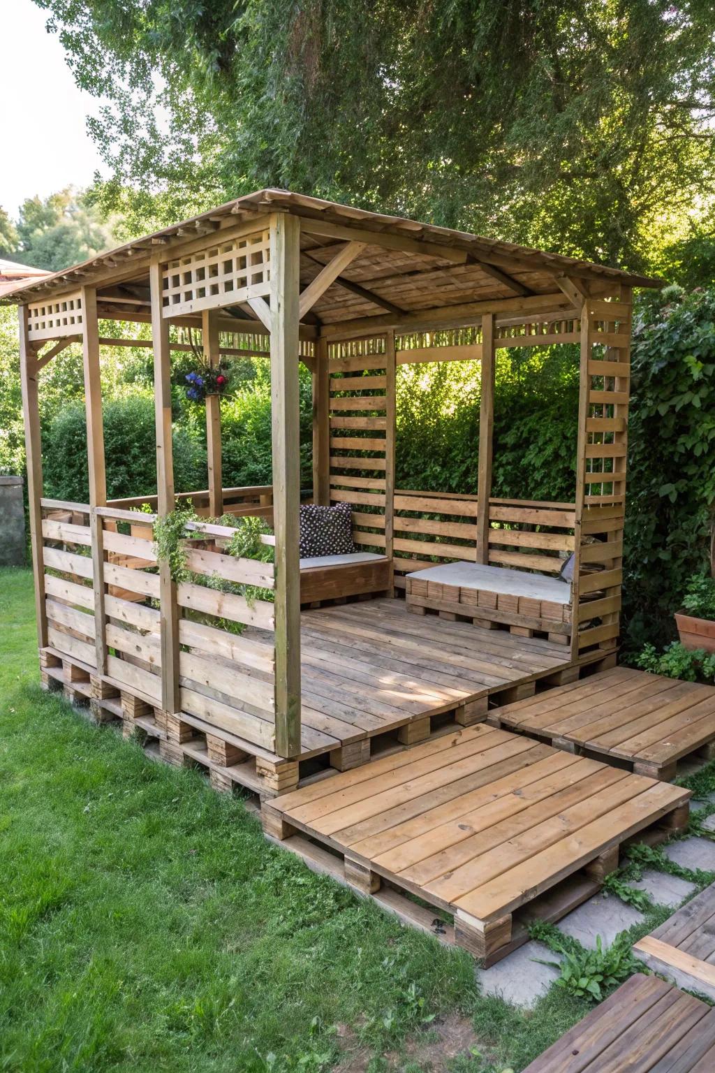 1. Eco-Friendly Pallet Flooring