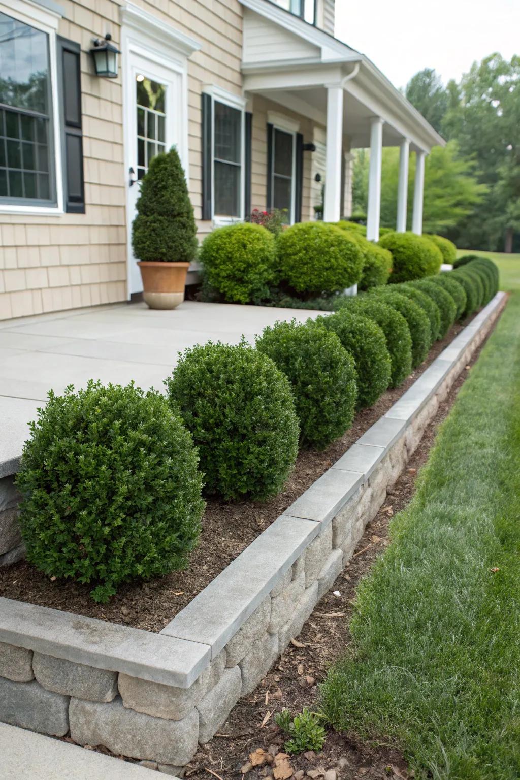 7. Low-Maintenance Shrubs to Anchor Beds