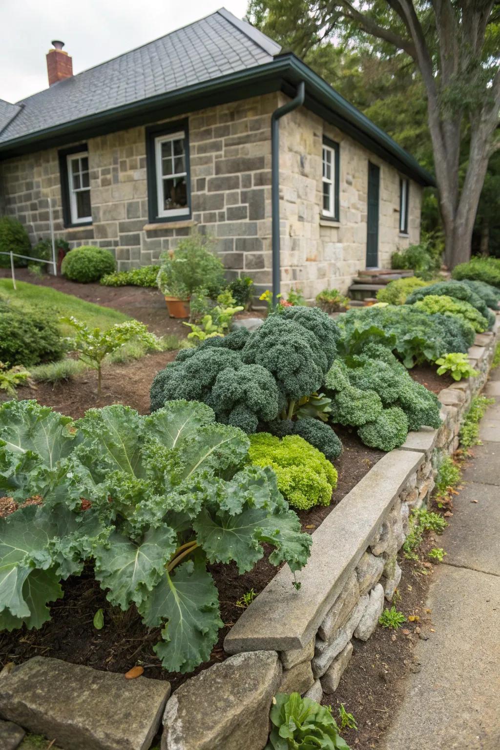 17. Edible Plants in the Front Bed