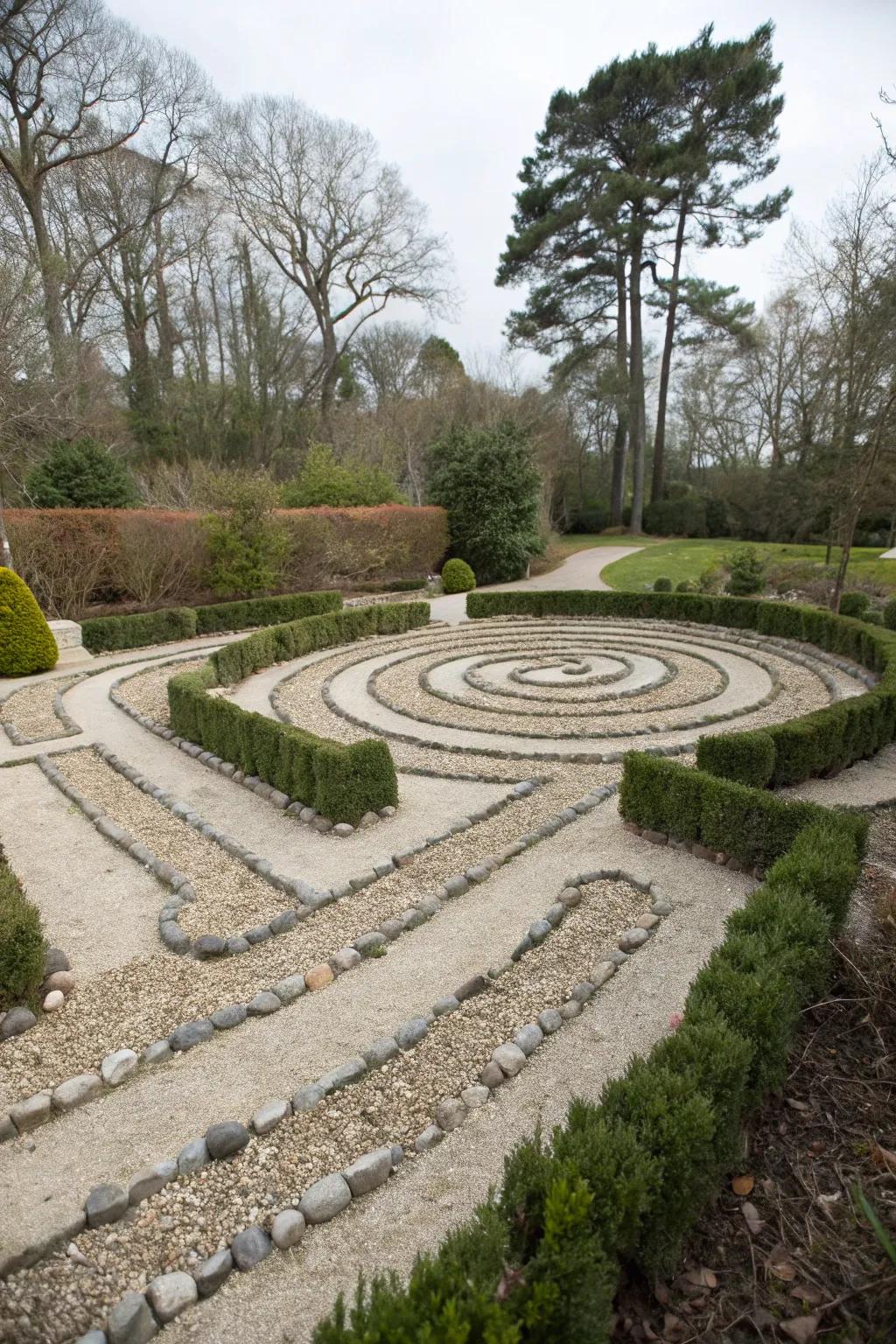 2. Pebble Path Labyrinth