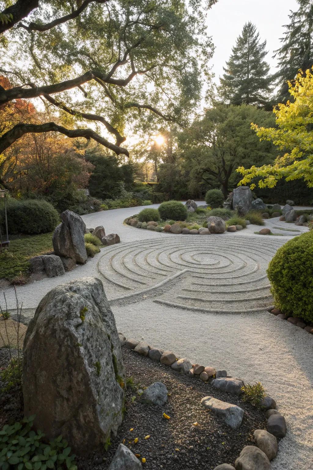 9. Zen Garden Labyrinth