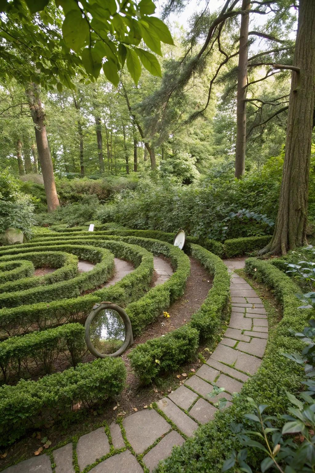 8. Mirror Maze Labyrinth
