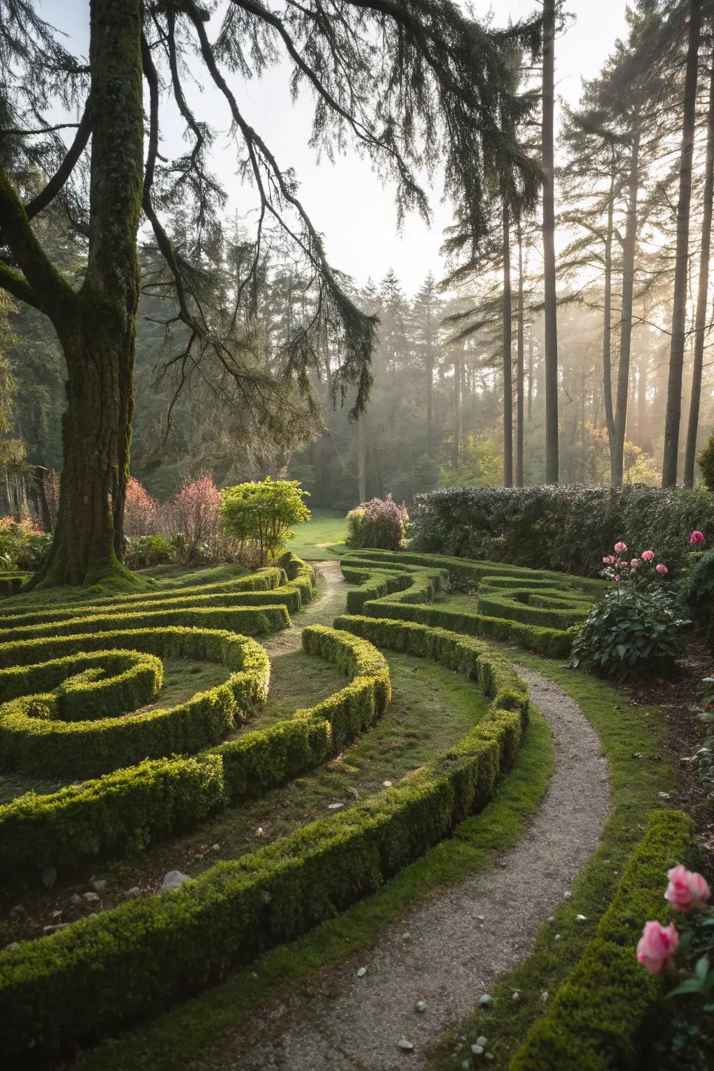 14. Moss Carpet Labyrinth