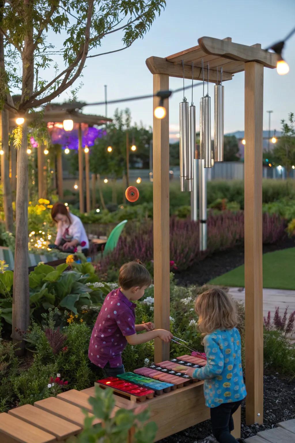 2. Musical Garden Play Stations