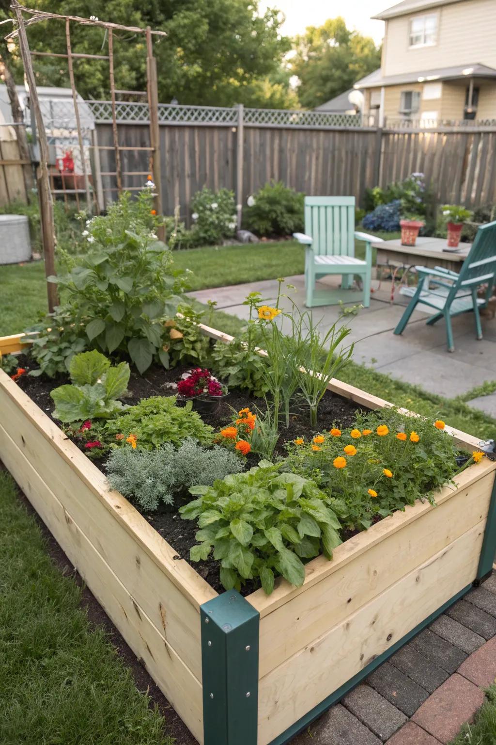 17. Easy-Reach Raised Garden Beds