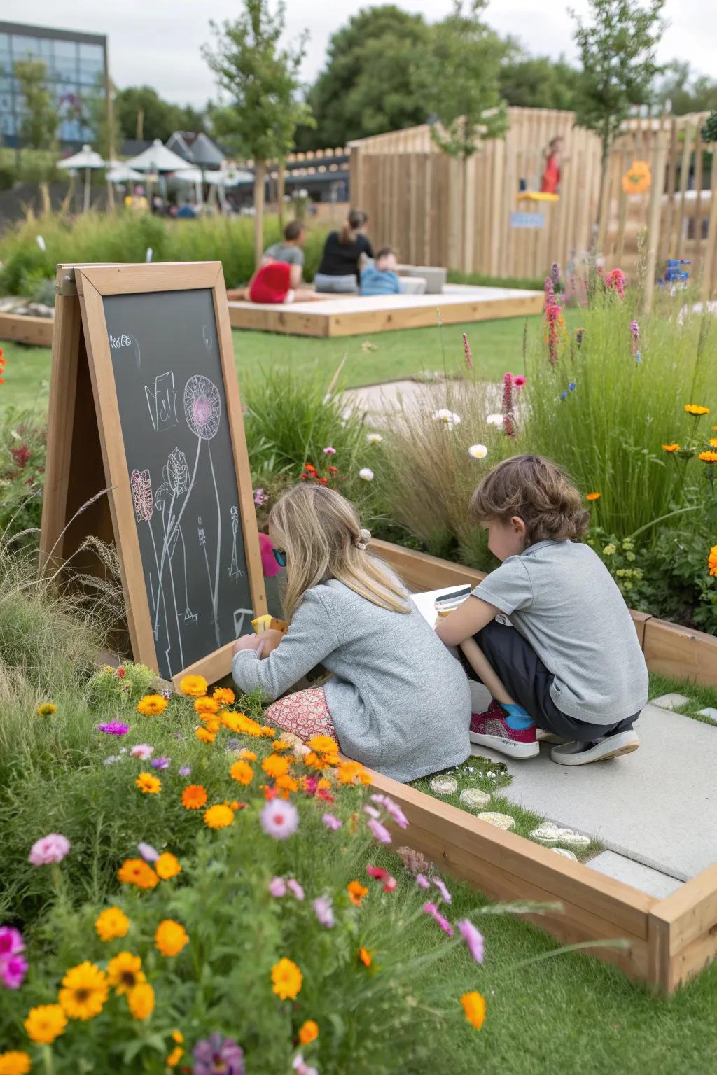 6. Chalkboard Walls for Drawing