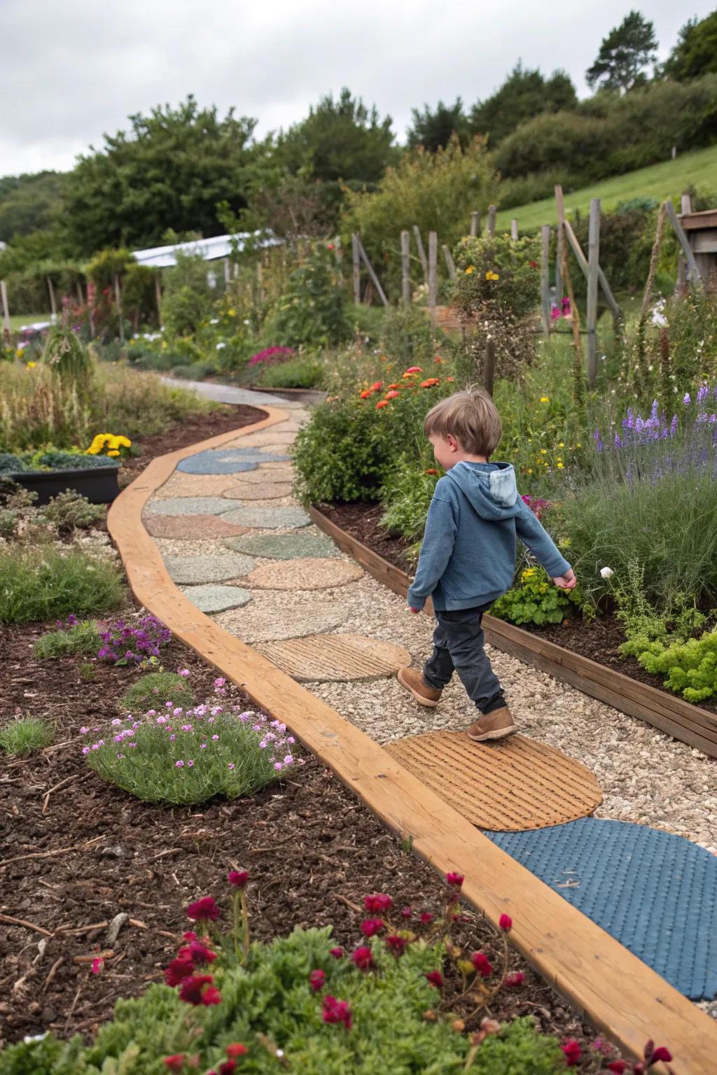 7. Pathways With Changing Textures