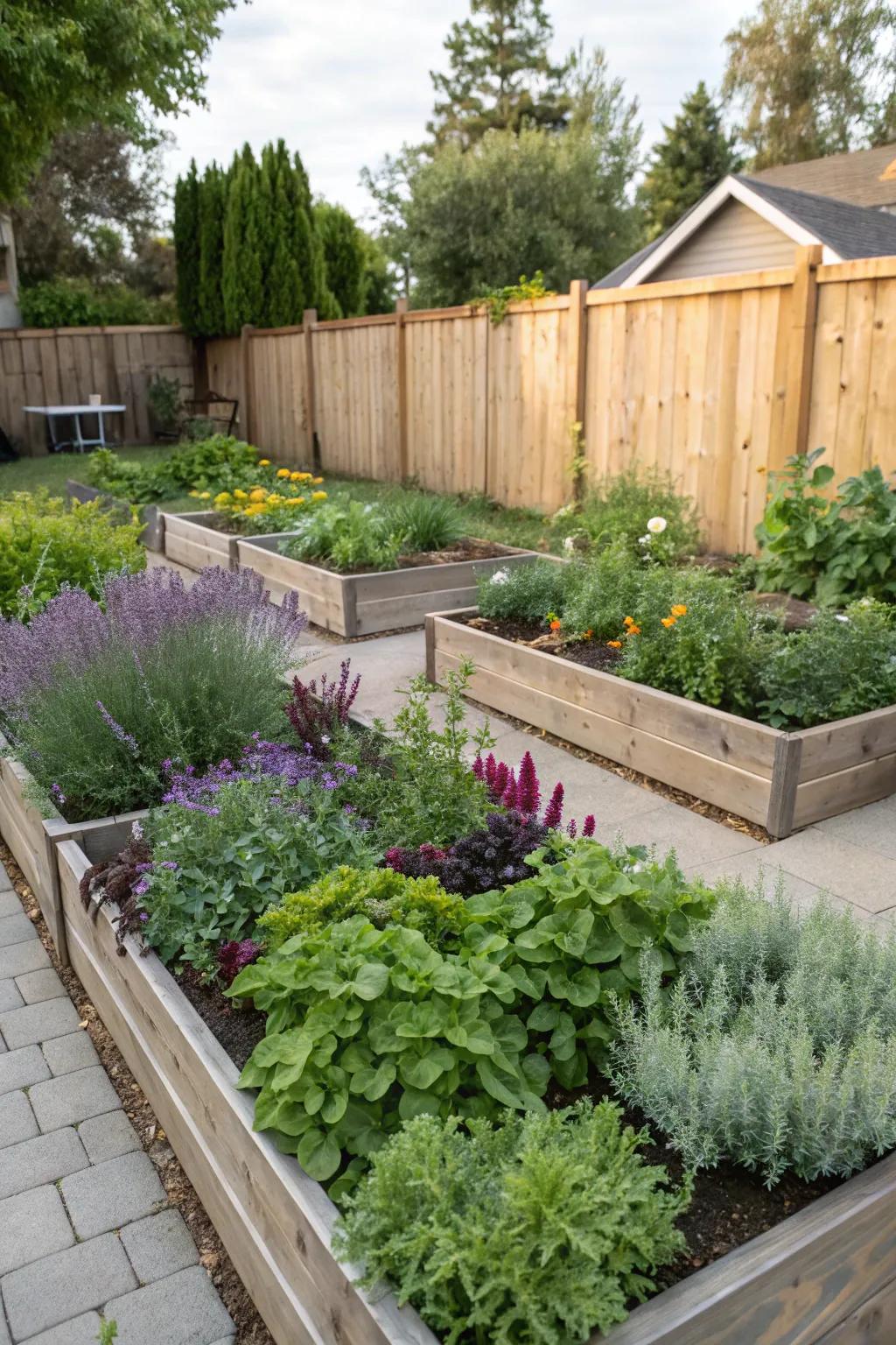 5. Raised Beds for Extra Height