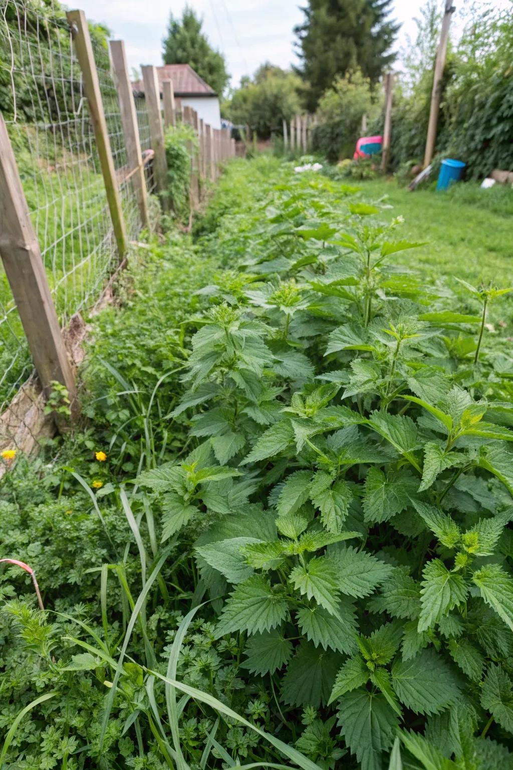 19. Nettles as a Natural Barrier
