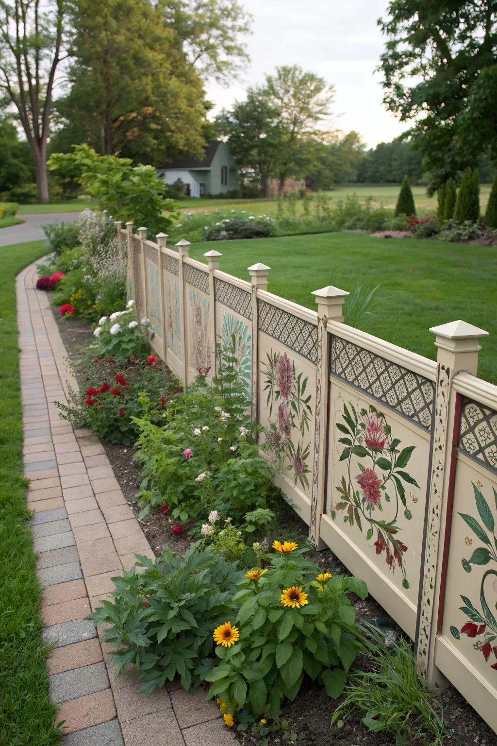 8. Decorative Fencing With Charm