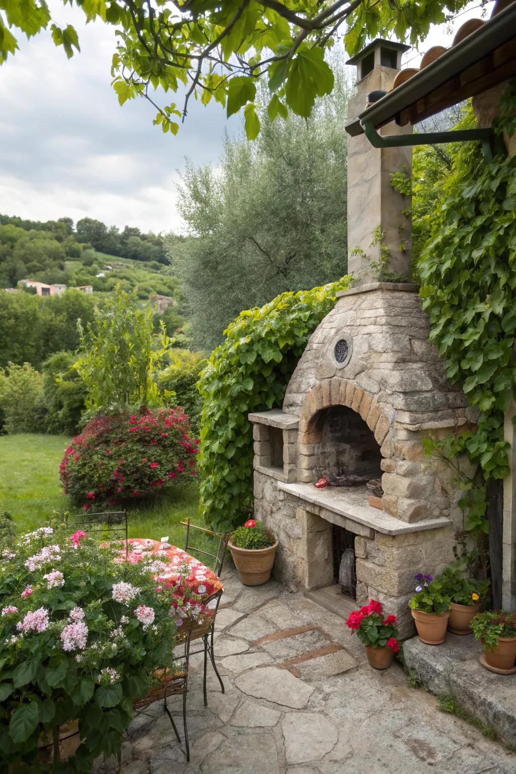 9. Build a Stone Pizza Oven
