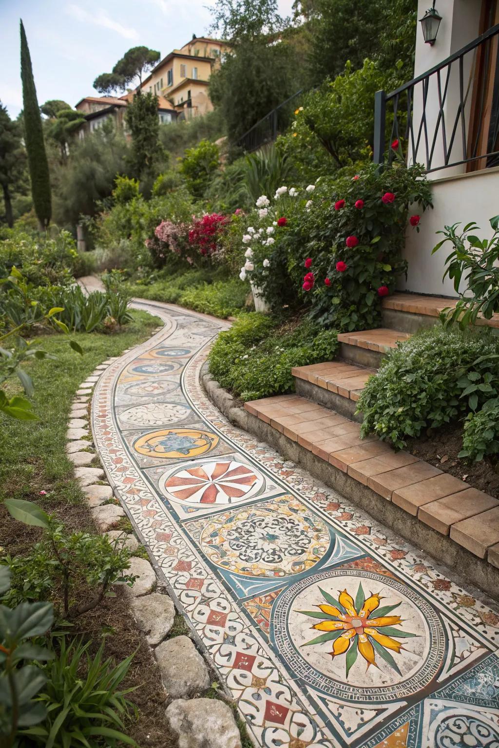 12. Decorate With Mosaic Tiles