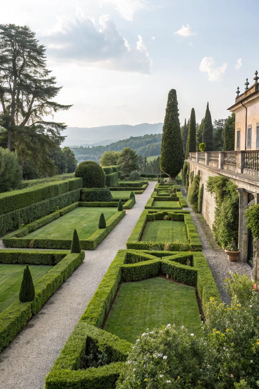 4. Lay Out a Formal Garden