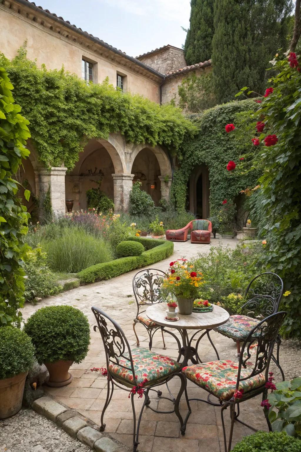 3. Build a Charming Seating Nook