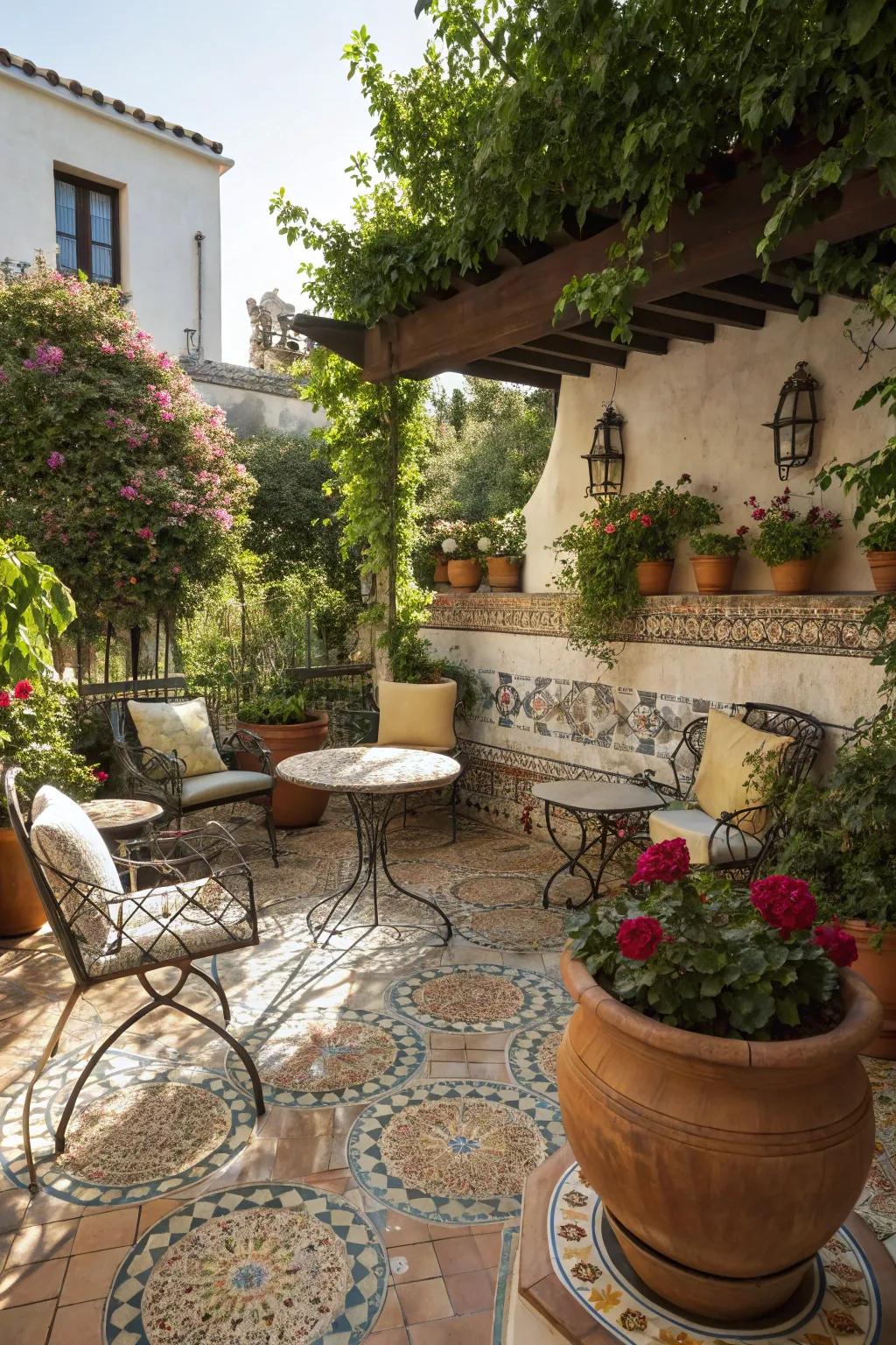 17. Create a Sun-Drenched Patio