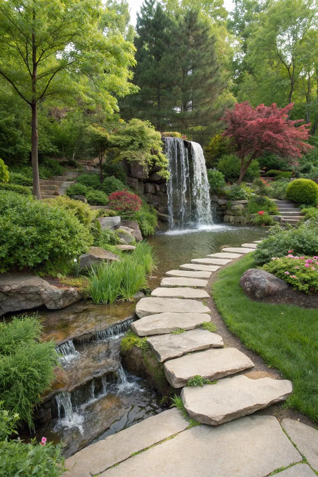 21+ Stunning Flagstone Waterfall Ideas