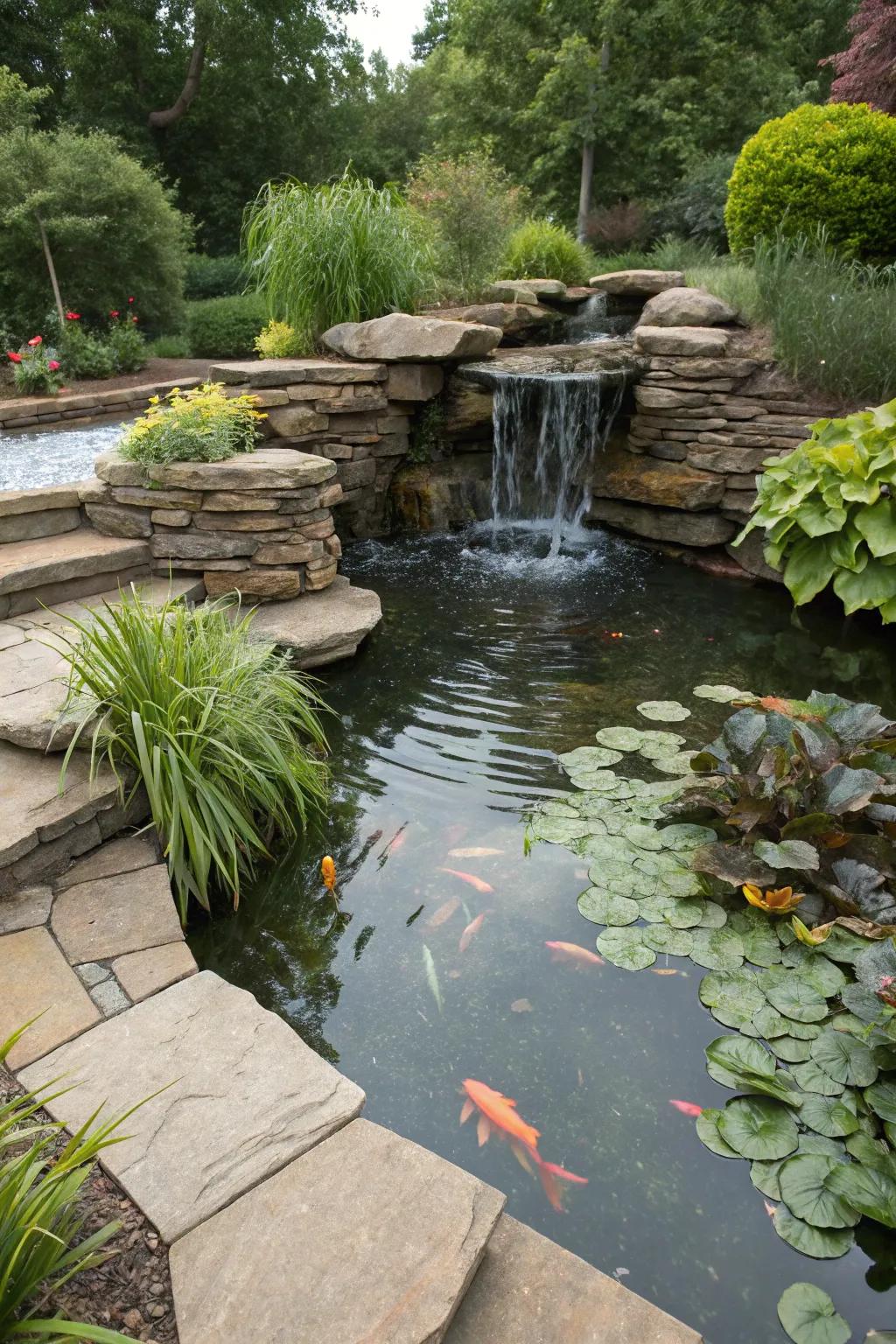 5. Aquatic Plants Around Flagstone Falls